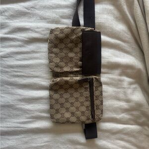 Gucci Brown Patterned Crossbody Bag
